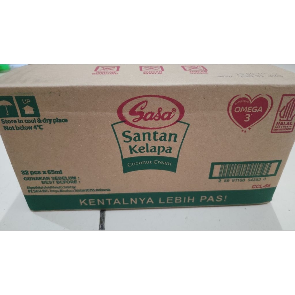 

SASA Santan cair 32 pcs X 65 ml (1 dus/ cartoon)