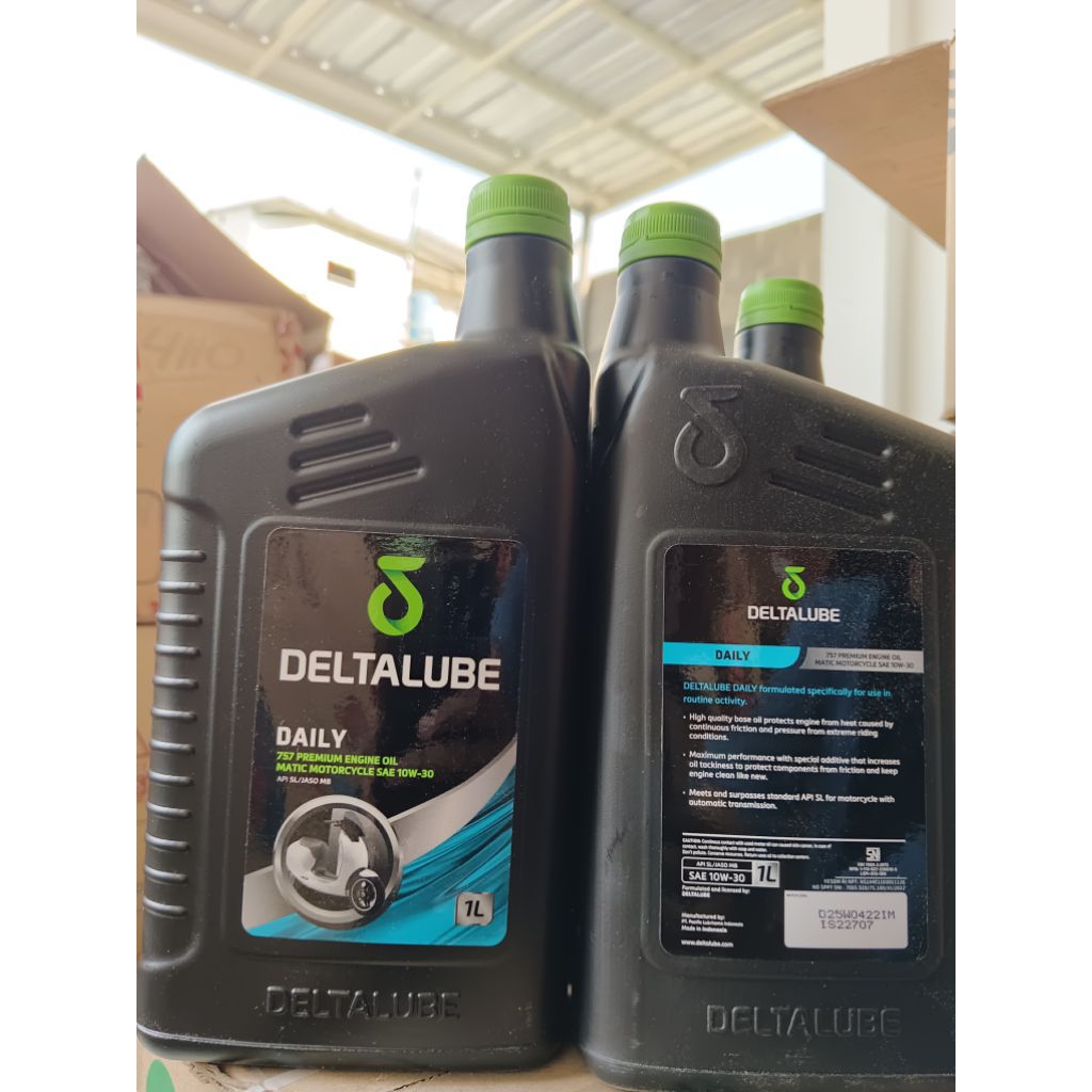 oli motor Deltalube Daily 1 matic liter 10w-30 Oli Motor Deltalube 1000ml