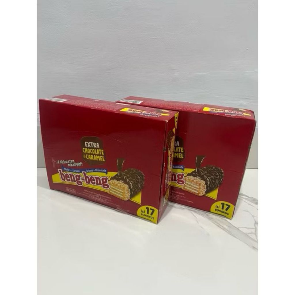 

(1 BOX ISI 17 PCS) BENG-BENG WAFER CHOCOLATE