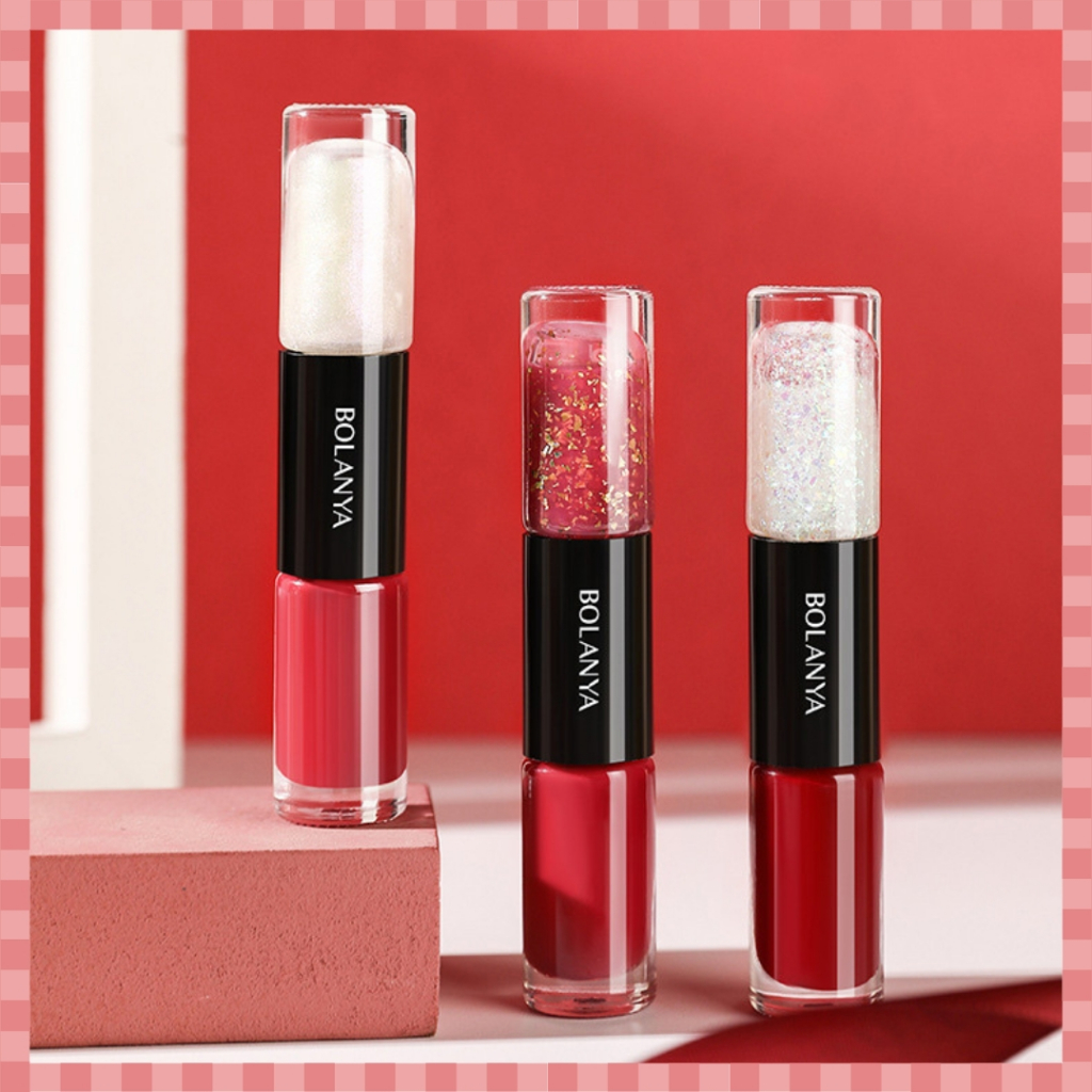 BOLANYA 2 in 1 Nail Polish Non Peel Off Cat Kuku Kutek Korea - KU001