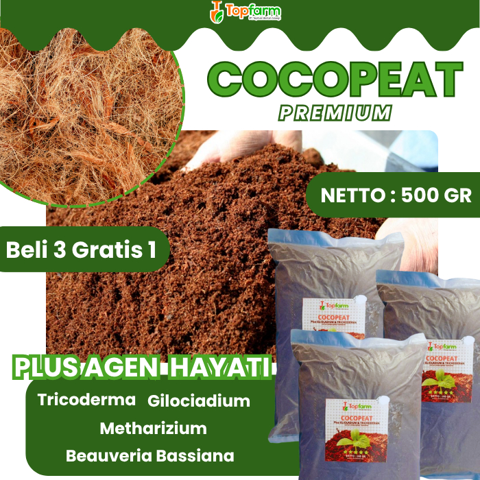 Media Tanam Cocopeat/ Cocopeat Murni Halus/ Cocopeat Fermentasi/ Cocopeat Siap Pakai/ Cocopeat Media