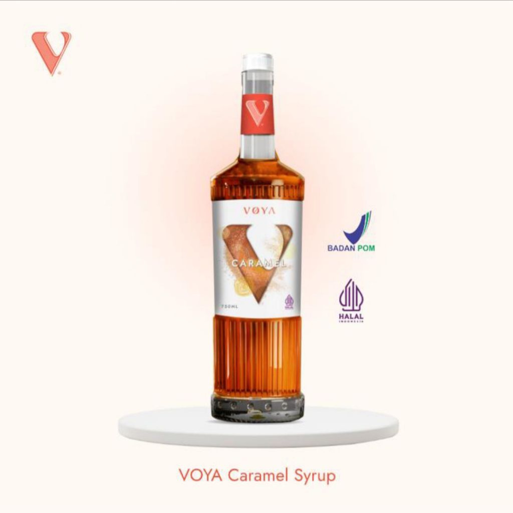 

VOYA PREMIUM CARAMEL SYRUP 750 ML