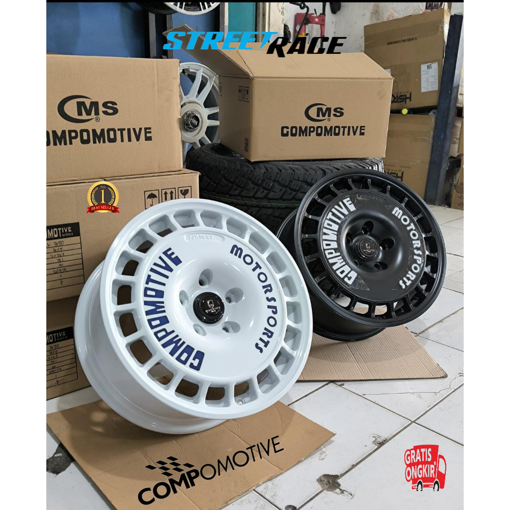 PELEK MOBIL MODIFIKASI COMPOMOTIVE RING 16 R16 UNTUK CRV XTRAIL ERTIGA INNOVA APV LUXIO