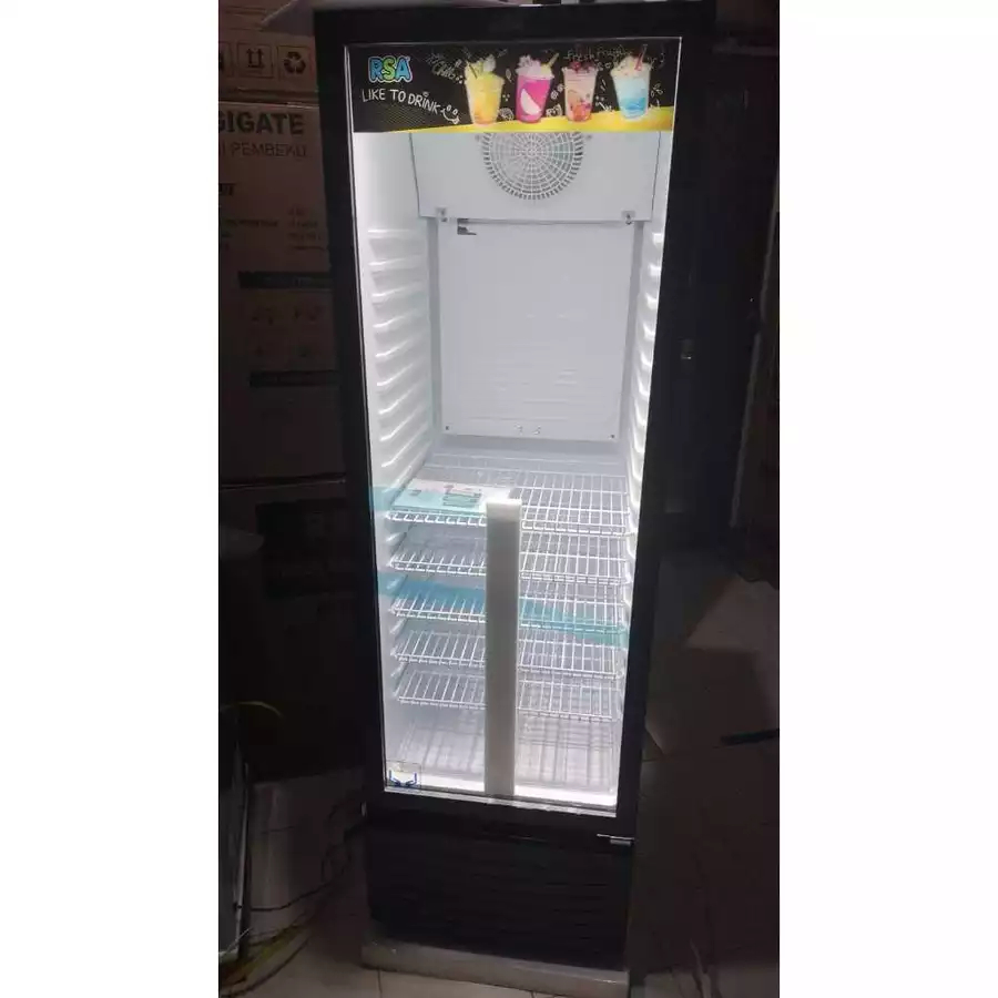 Showcase Rsa Cooler Agate 300 Display Cooler Agate-300 282 Liter 5 RAK Khusus Bogor KURIR TOKO