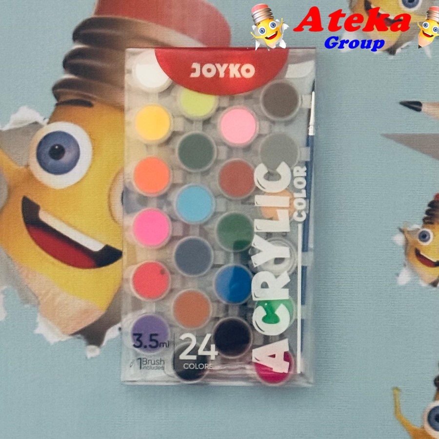 

[1 PCS] JOYKO CAT ACRYLIC 24 WARNA ACC-6-24