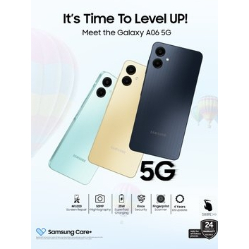 Samsung Galaxy A06 5G 6+128GB - HP RAM Besar & Penyimpanan Luas