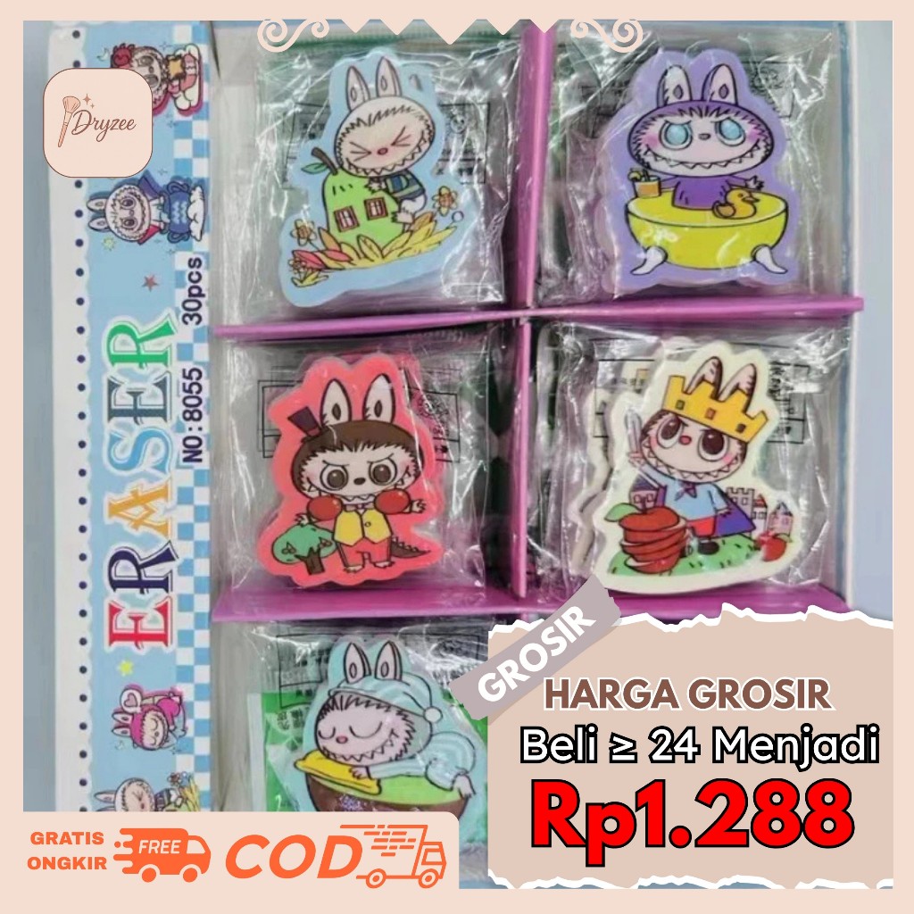 

Penghapus Pensil Karakter Lucu Eraser Motif Labubu - AT44