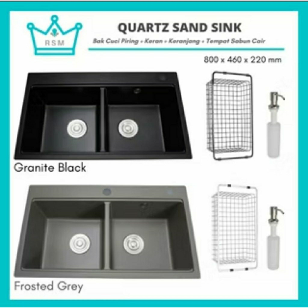 zehn sink wastafel granit