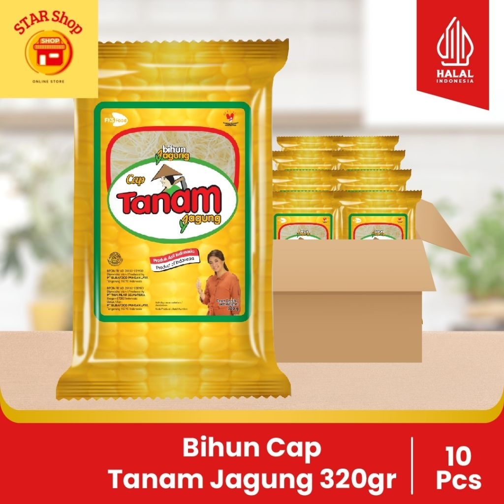 

Bihun Cap Tanam Jagung - 1 Bal - 10 Pcs - 320gr
