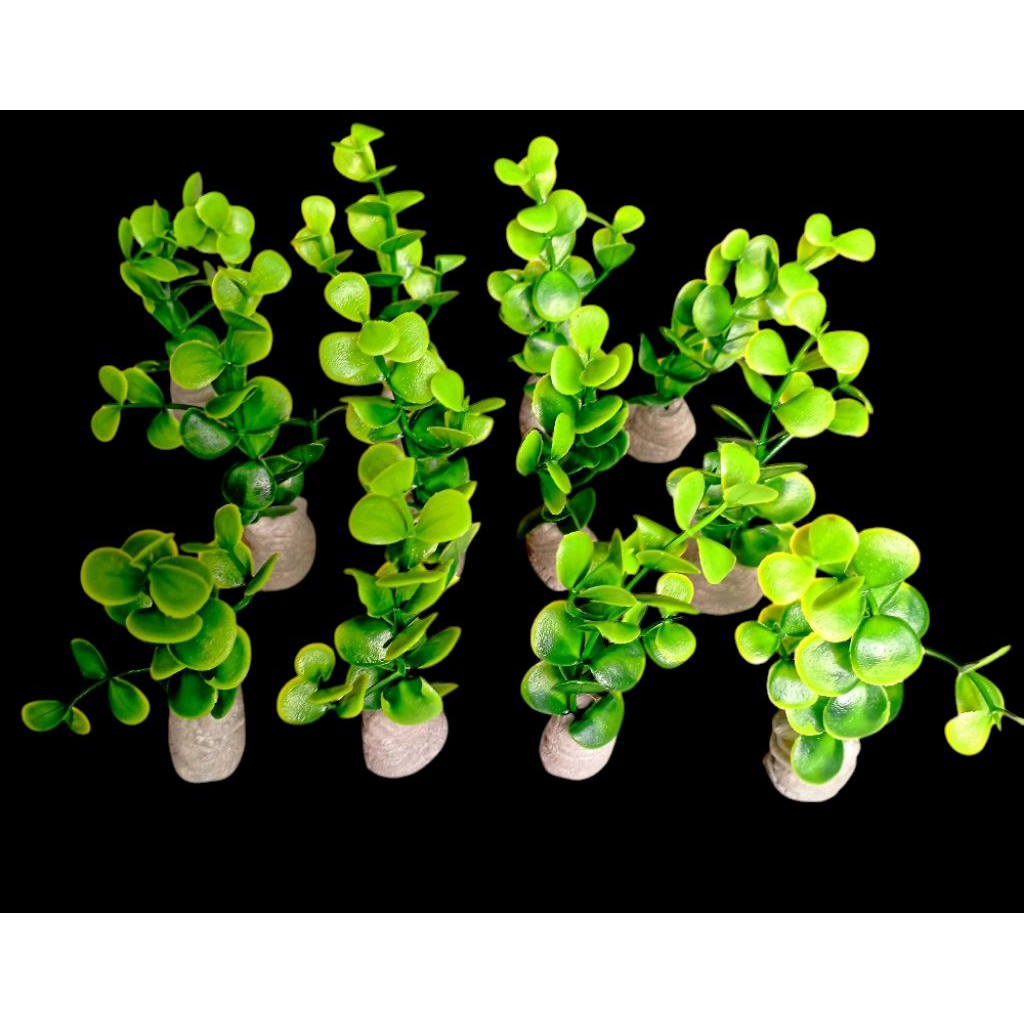 Tanaman Palsu Eukaliptus Besar Tanaman Plastik Aquarium