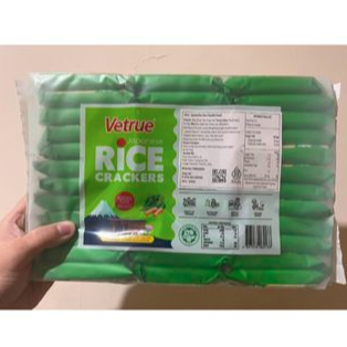

Vetrue japanese rice crackers Vegetable flavor / Vetrue kue beras rasa Sayur 300g