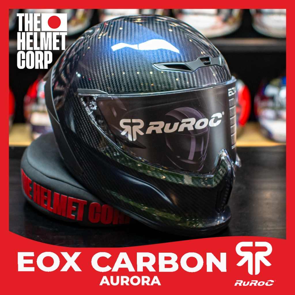 RUROC EOX CARBON AURORA FULL FACE HELMET ORIGINAL HELM CARBON RUROC EOX
