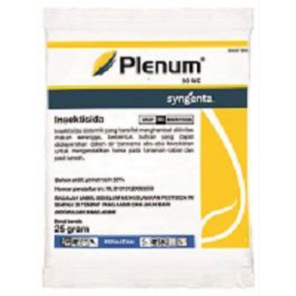 INSEKTISIDA PLENUM 50 WG BAHAN AKTIF PIMETROZIN 50%