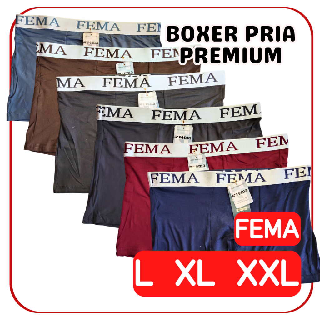 celana dalam pria Model Boxer Pria Sport FEMA Lengzhi PREMIUM GRIYO DALEMAN99