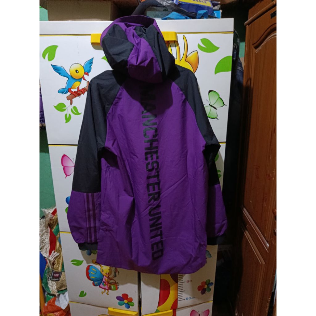 jaket Adidas winbreaker Manchester united