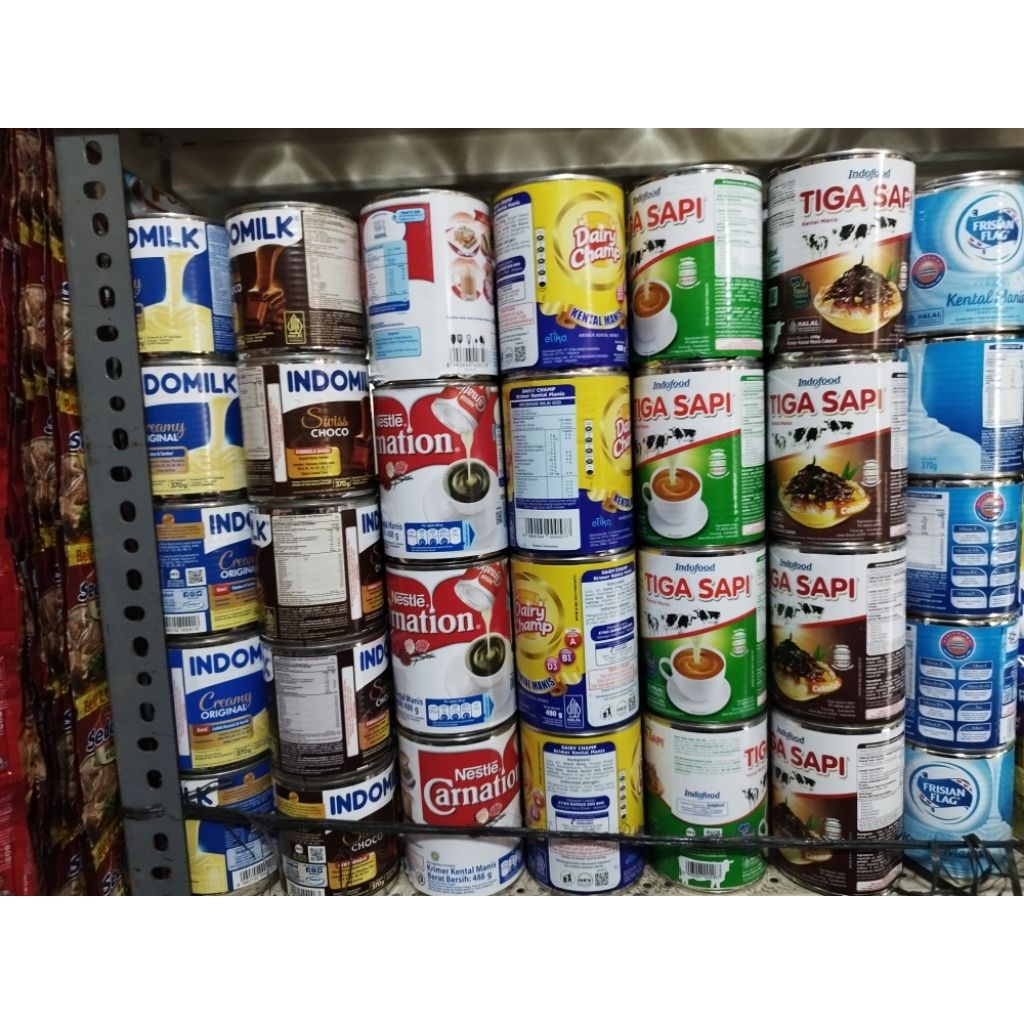 

Susu Kental Manis Lengkap, Coklat dan Vanilla (satuan)