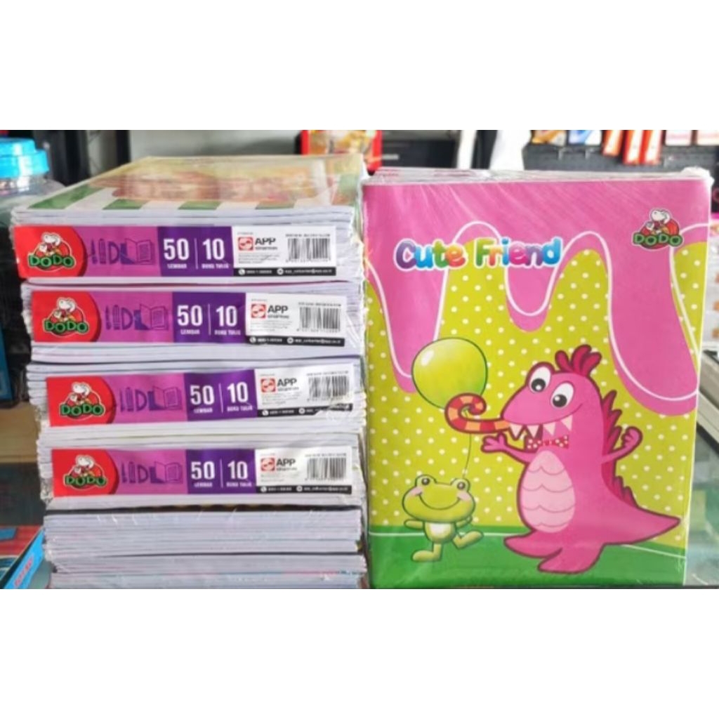 

Buku Tulis Dodo 50 Lembar 1 PCS/ BUKU TULIS MURAH DODO ISI 50 LEMBAR 1 BUAH BUKU)