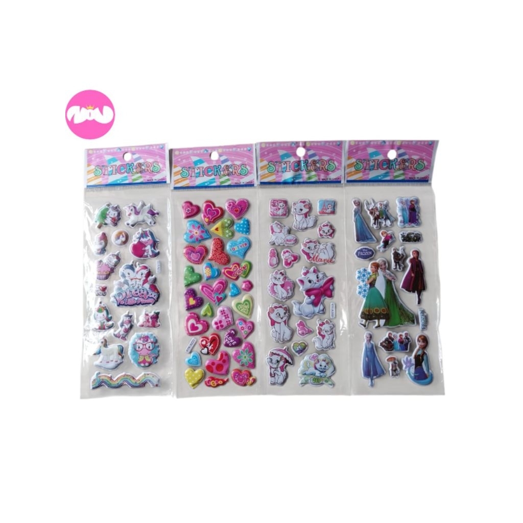 

Stiker Anak Timbul / Stiker Mainan Tempel Karakter Lucu ❤️
