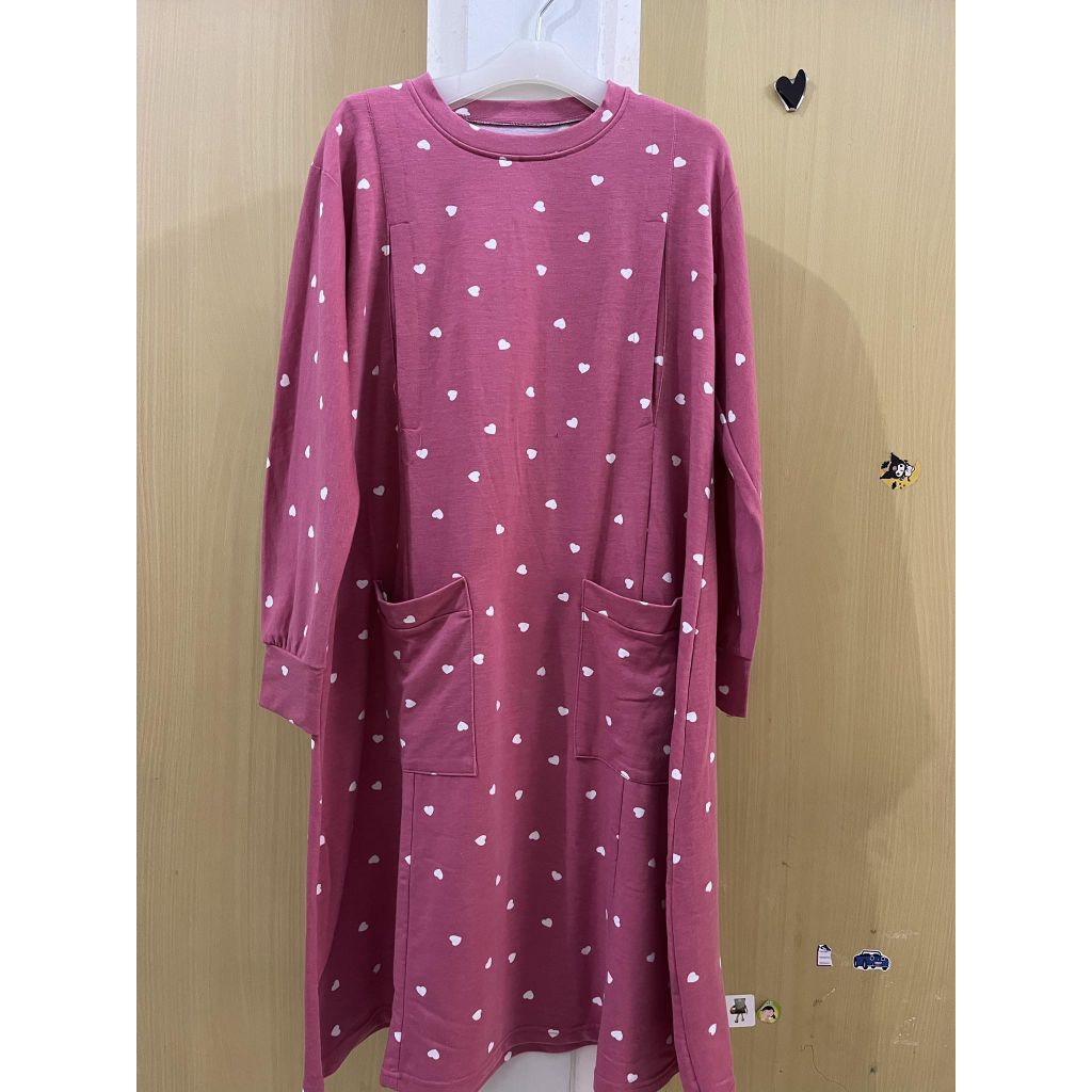 Baju Tunik Busui Pink Bekas
