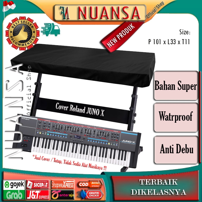 Cover Roland JUNO X Keyboard Synthesizer Waterproof / Cover Keyborad Roland JUNO X / Cover Synthesiz