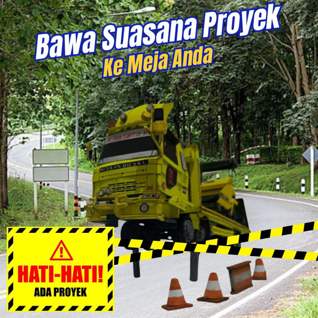 miniatur truk/ miniatur self loader/ miniatur truk besar/ miniatur alat berat/ truk proyek/ truk/mai