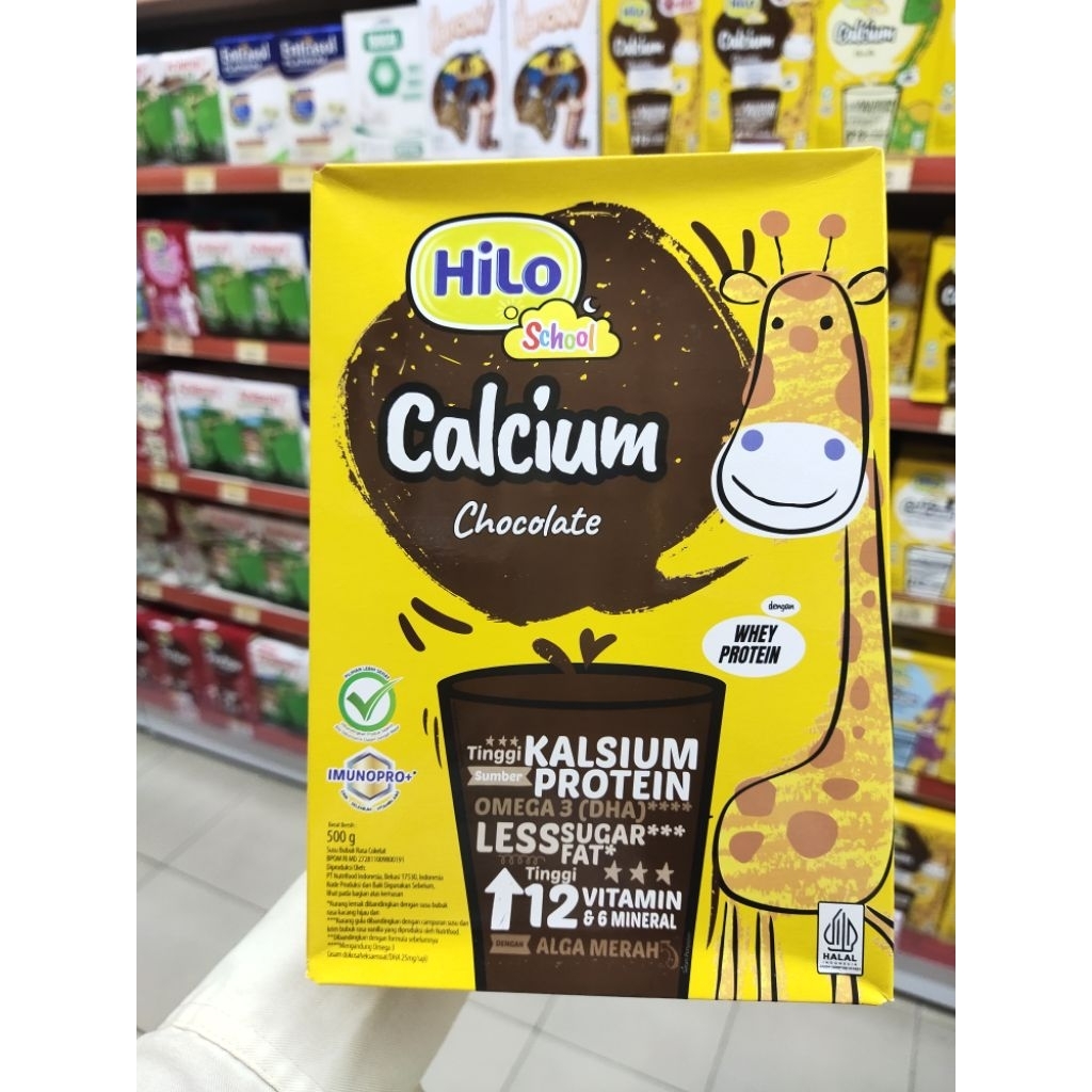 Hilo School Coklat 500gr FREE Hilo School UHT coklat 200ml