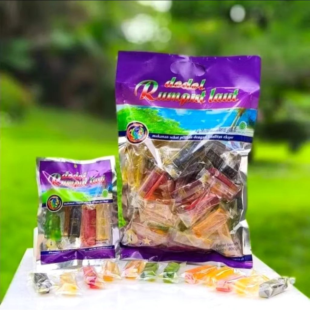

Dodol Rumput Laut Plastik Bening 800 gr