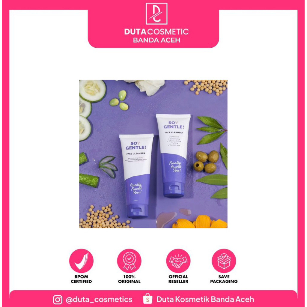 Finally Found You Soy Gentle Face Cleanser