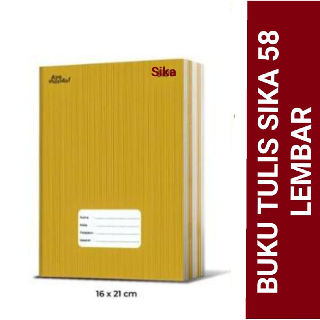 

Buku Tulis Sika 58 lembar