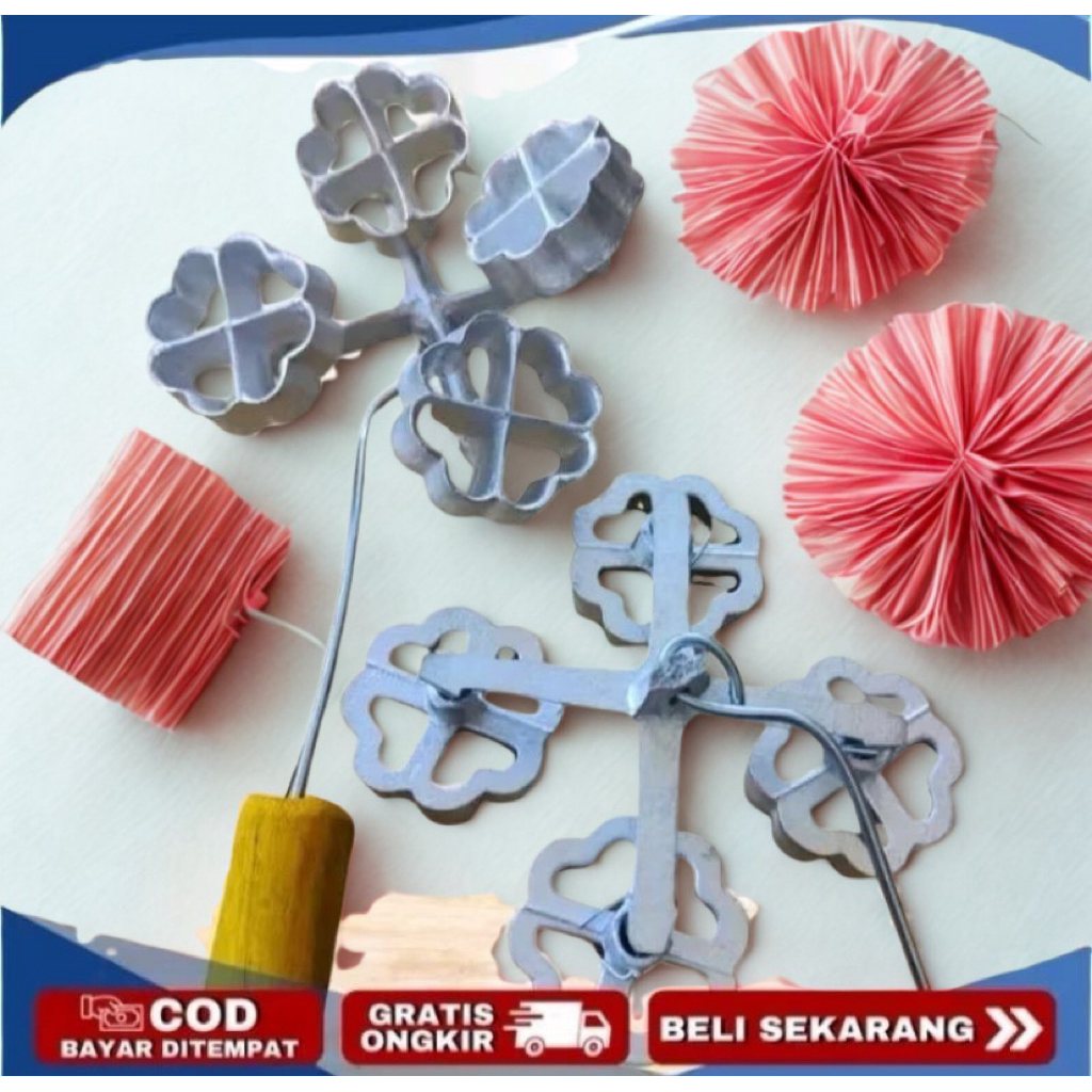 (Bundling) Cetakan Kembang Goyang Isi 4 Mini