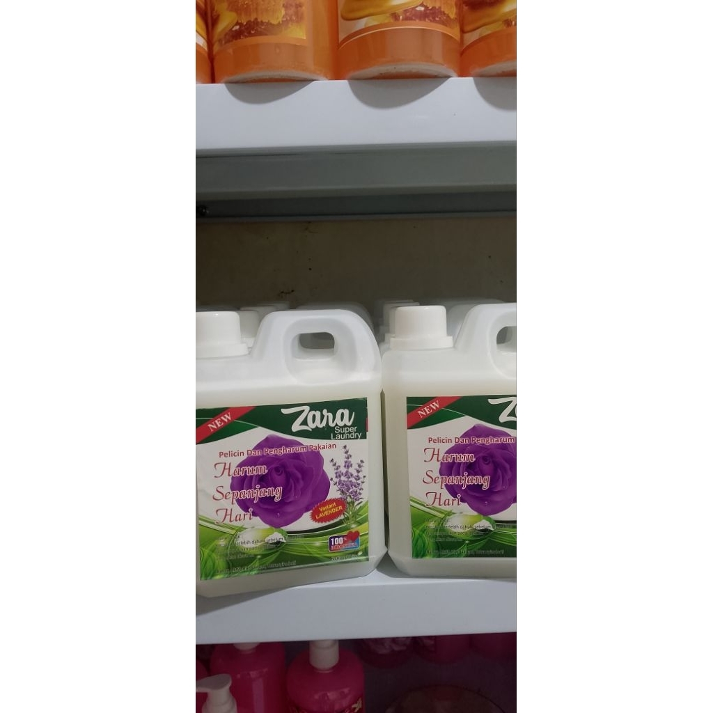 parfum laundry/ pelicin setrika 1liter aroma mawar ungu