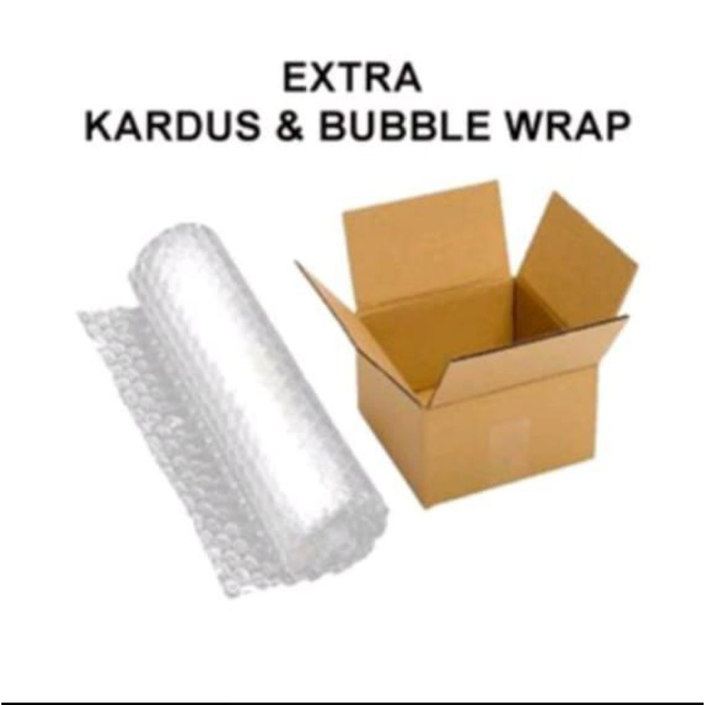 

packing extra/tambahan Dus + bubble wrap