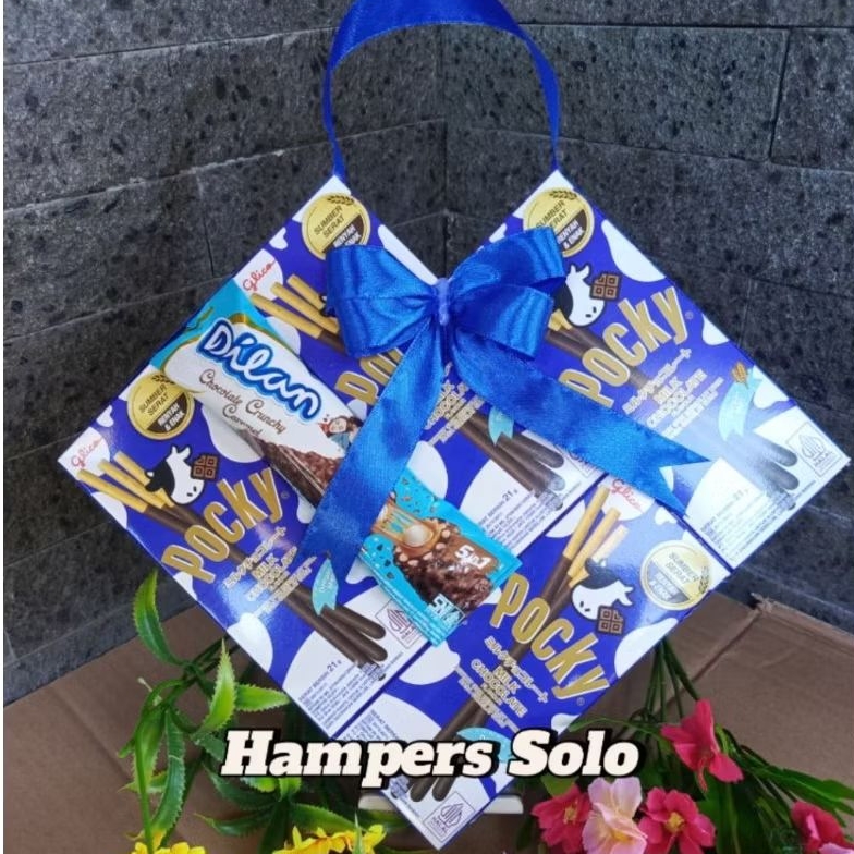 

( Bisa COD ) Pocky Love MILK CHOCOLATE + DILAN Hampers// Hadiah // Kado // Buket Murah // wisuda