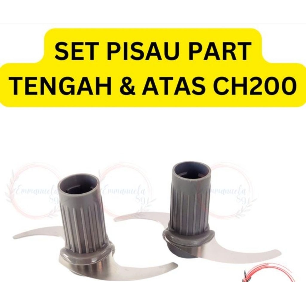 Pisau Set Tengah dan Atas Chopper Mitochiba CH200
