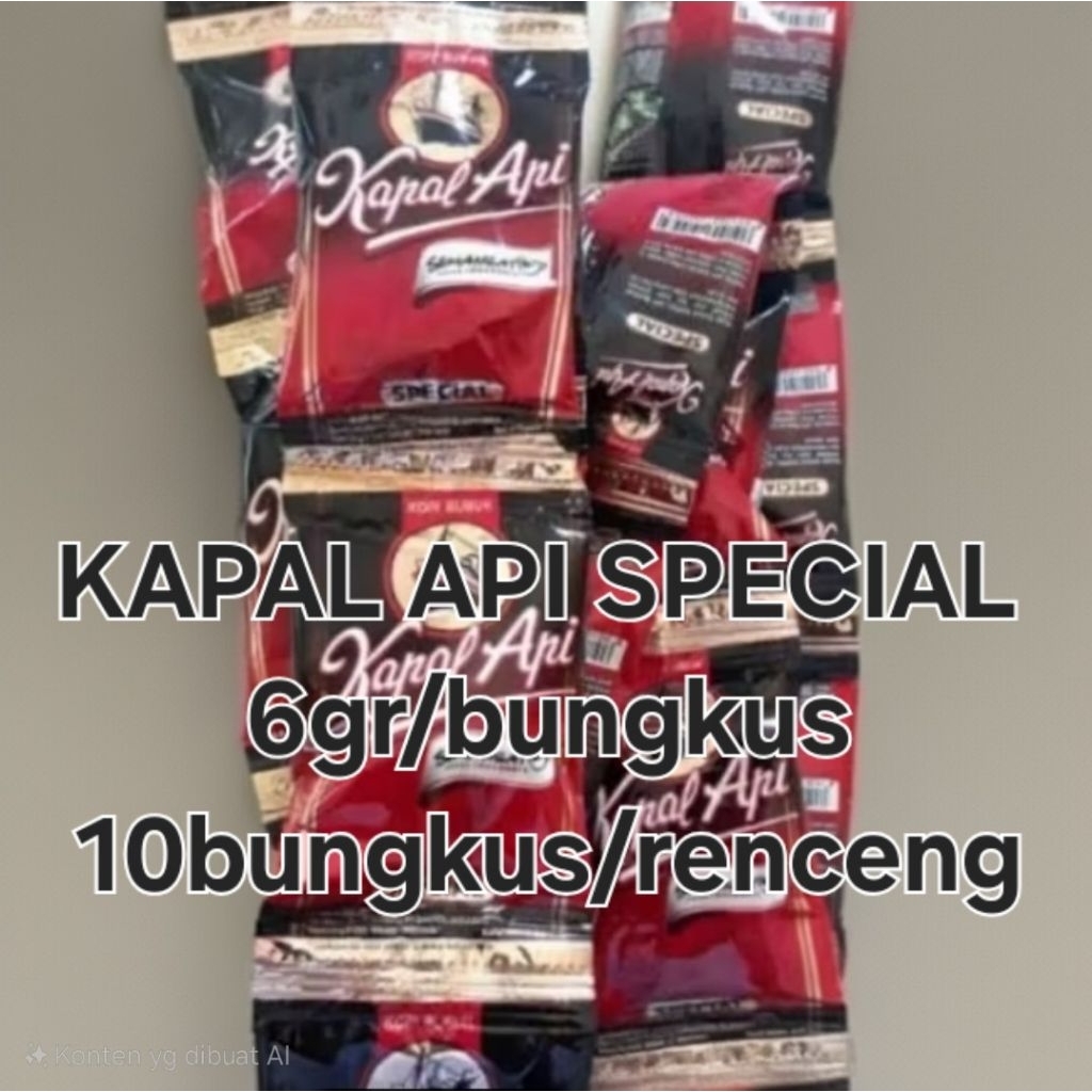 

kapal api special mini 6gr×10bks (1renceng)