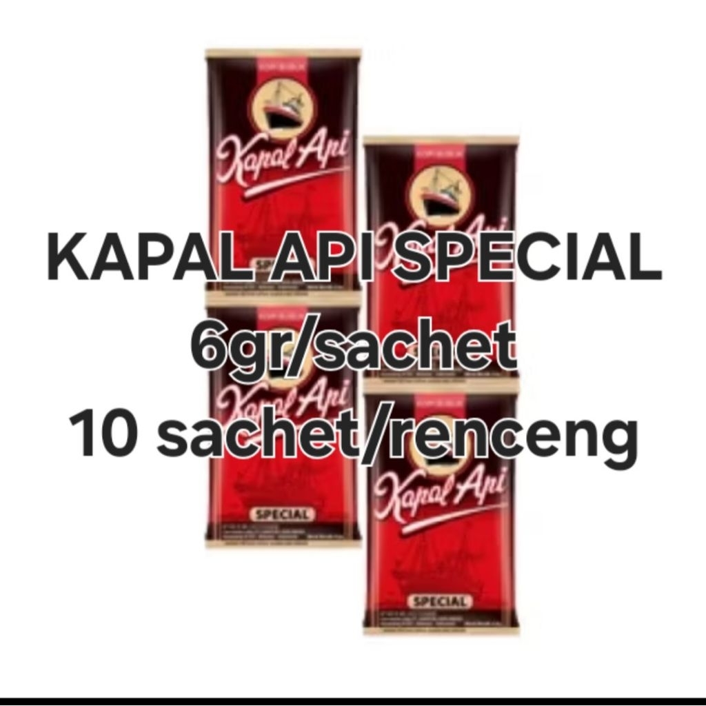 

KAPAL API Special kopi bubuk kemasan mini 6gr/sachet