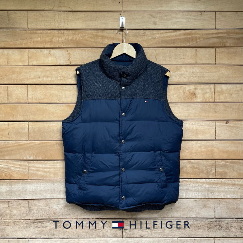 Rompi Tommy Hilfiger Bulu Angsa | Vest Tommy Hilfiger
