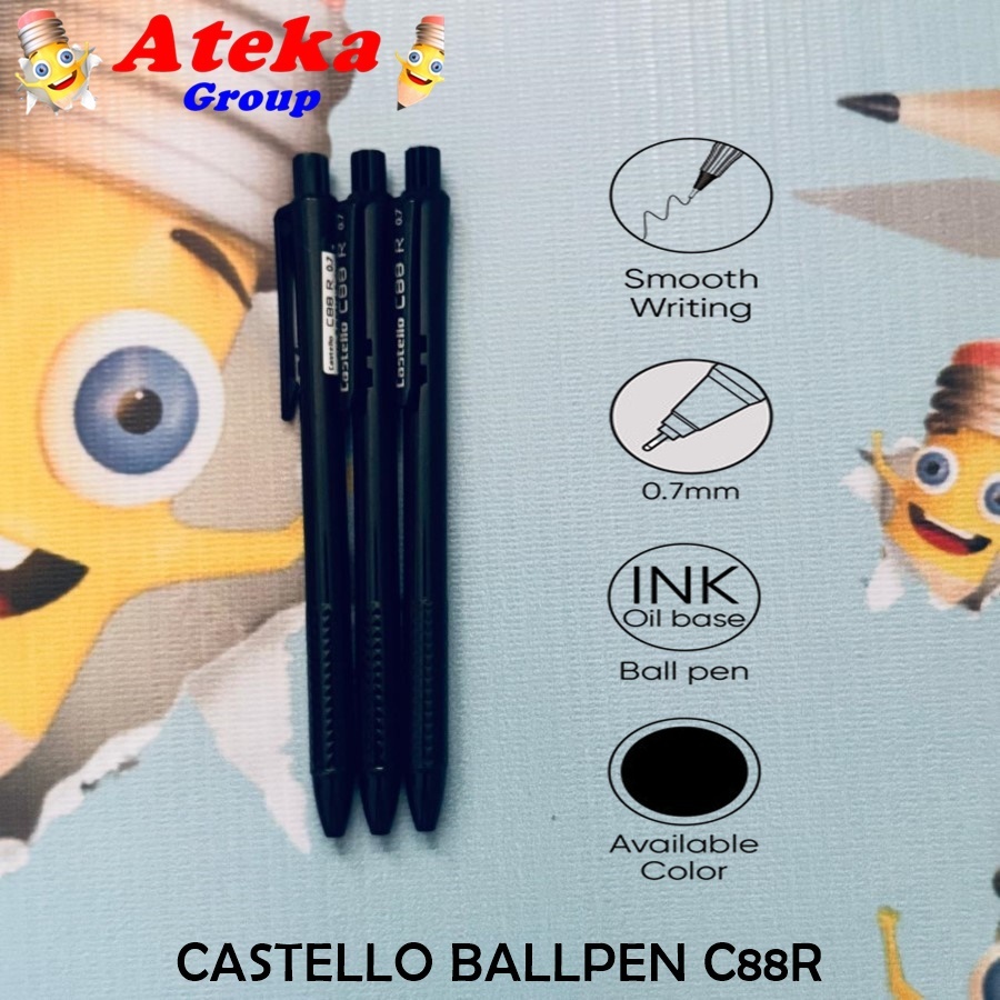 

[1 PCS] CASTELLO BALLPEN C88R PEN CETEK STANDARD