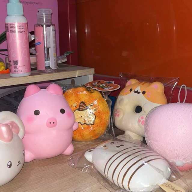 preloved squishy license punimaru pancake mini blueberry yummy bear panda lei donat punimaru popsicl