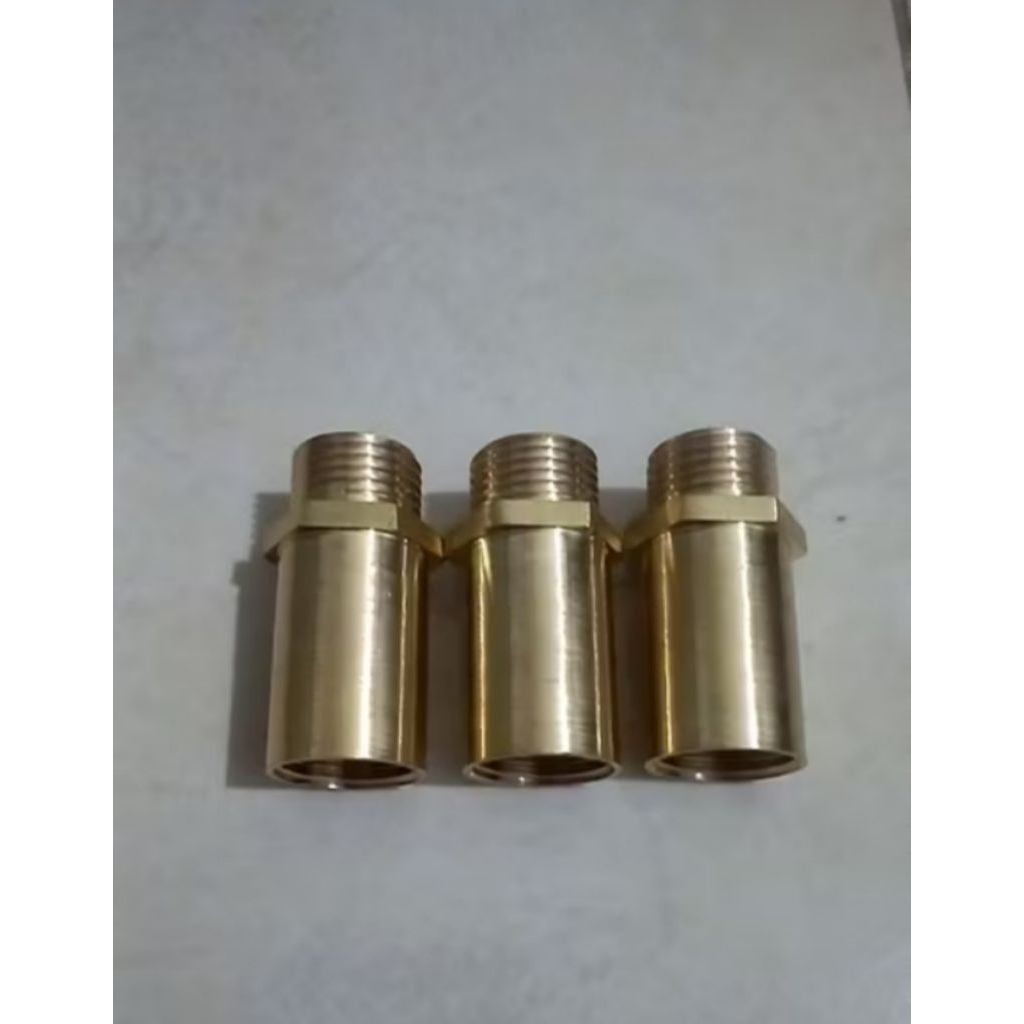 sok kran panjang drat luar dalam 1/2 x 1/2 sok kran Kuningan