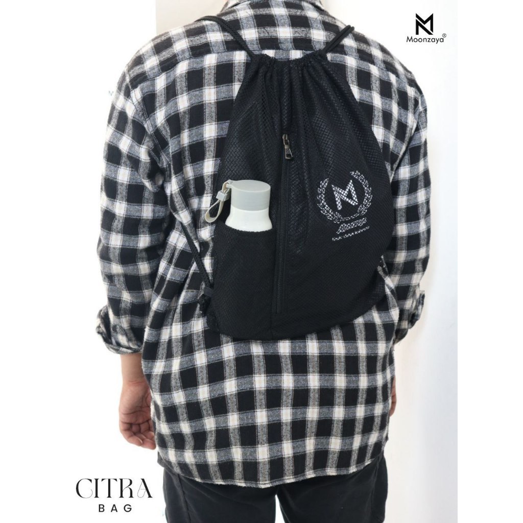 Moonzaya - CITRA BAG BY MOONZAYA TAS SERUT CITRA BLACK