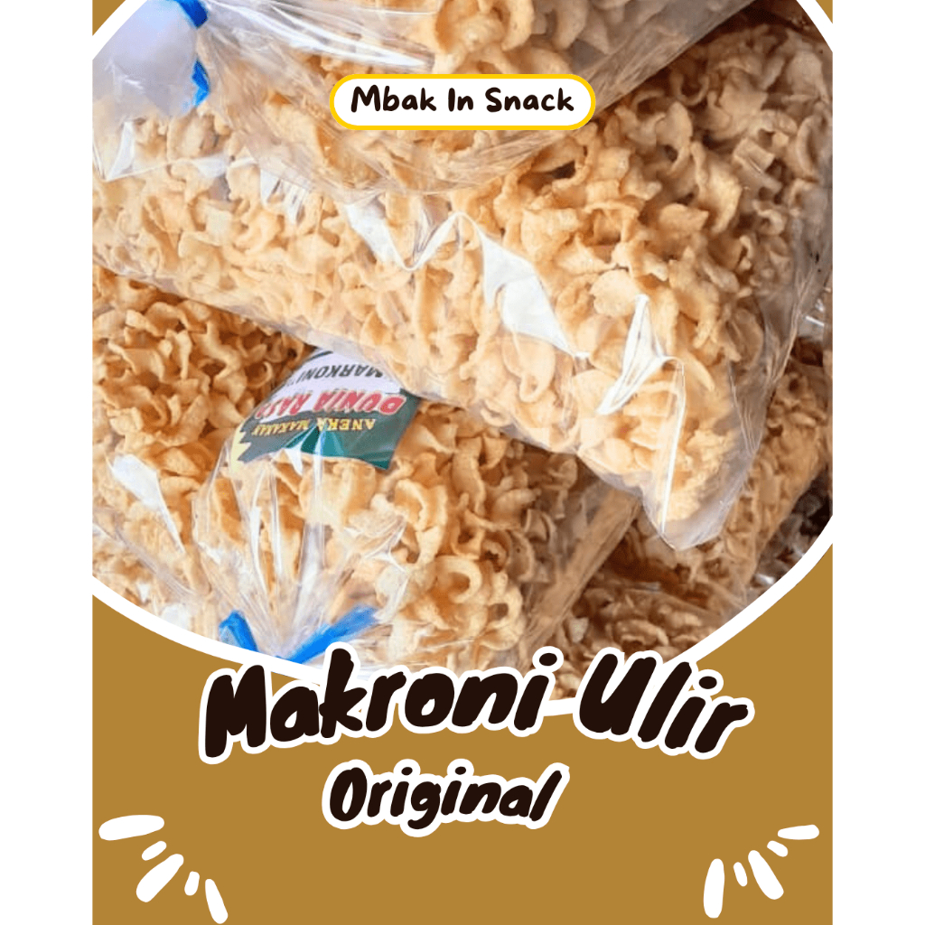 

Makroni Spiral Mekar Original/ Makroni Ulir 500gr Enak Gurih