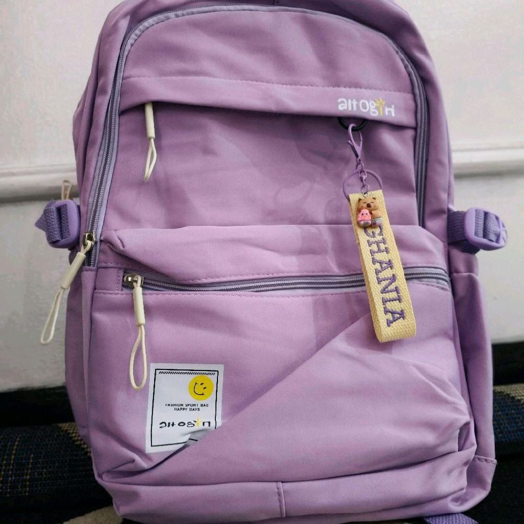 keychain custom nama bordir/bag tag/gantungan nama bordir custom