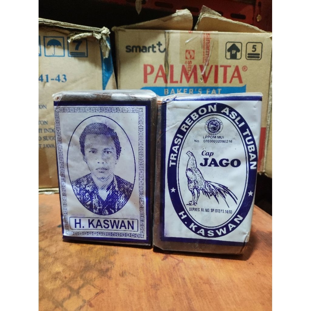 

Terasi Rebon H.kaswan asli Tuban cap jago 1 kg