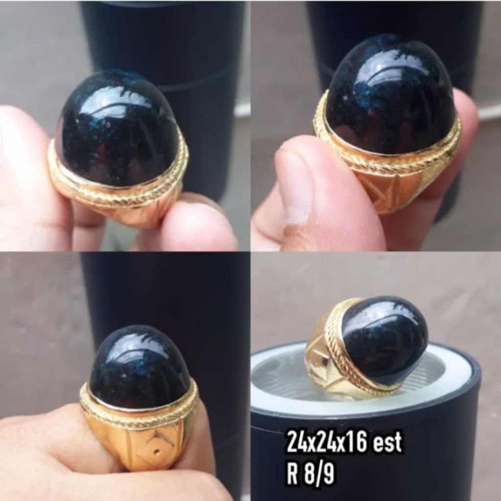 Cincin bacan doko jumbo hitam natural