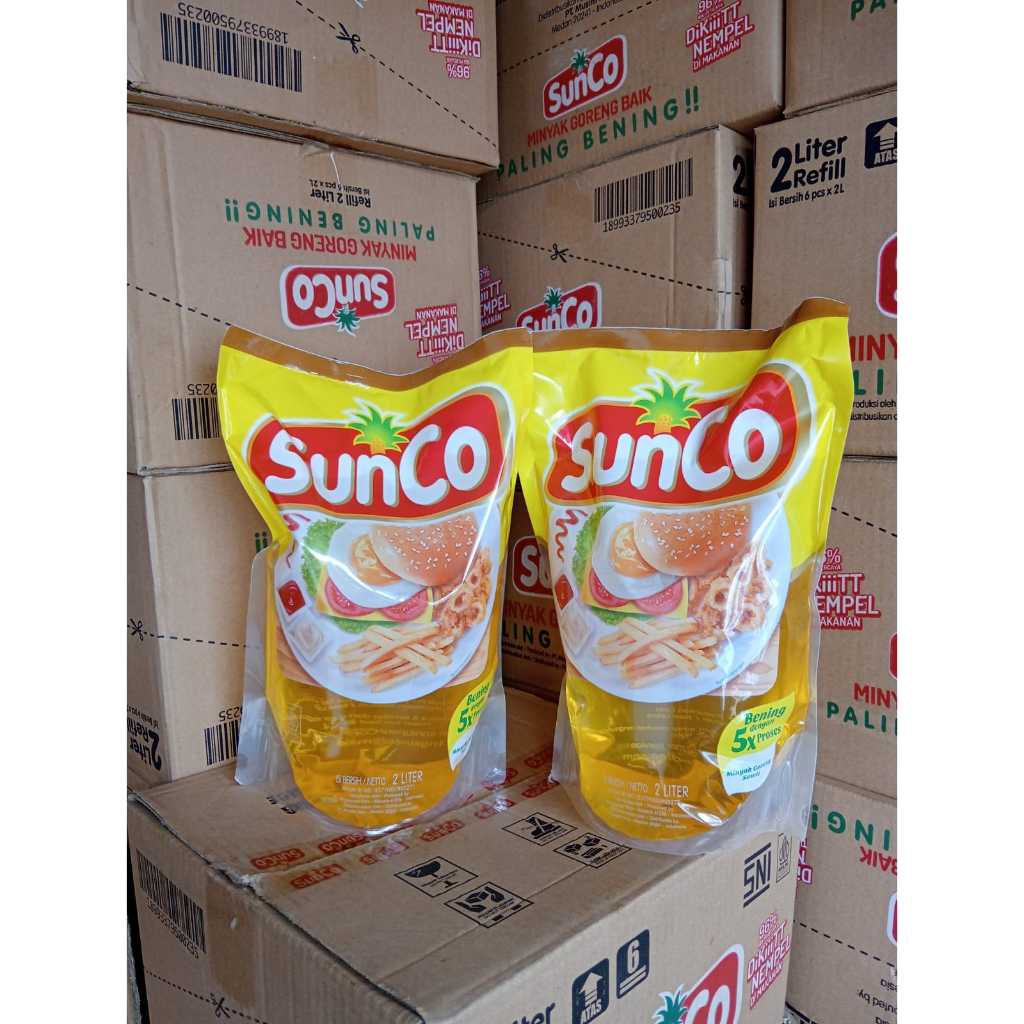

MINYAK SUNCO KEMASAN 2 LITER/1 LITER SATU KARTON (TK. ARSYILA)