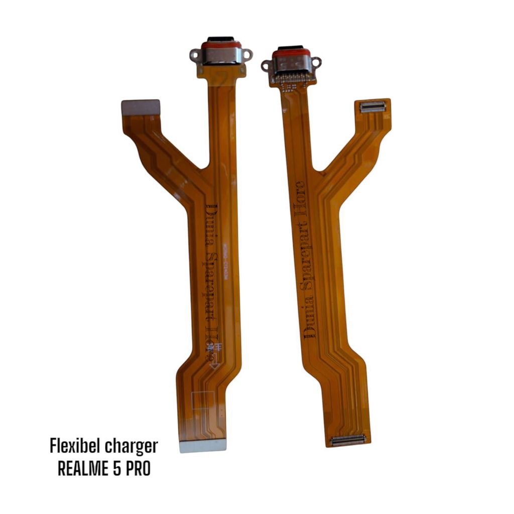 FLEXIBEL CHARGER REALME 5 PRO PLUS KONEKTOR CHARGER ORI
