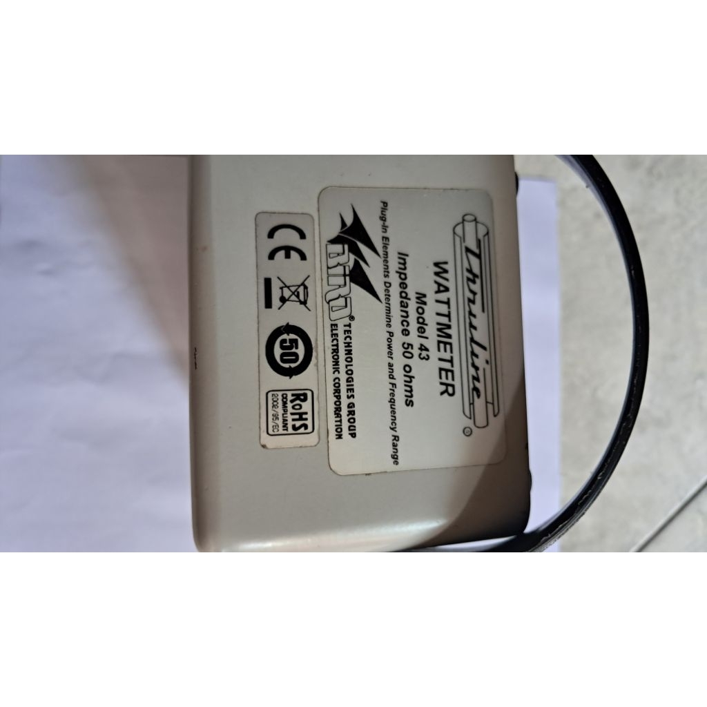 watt meter thruline 43 bird original USA