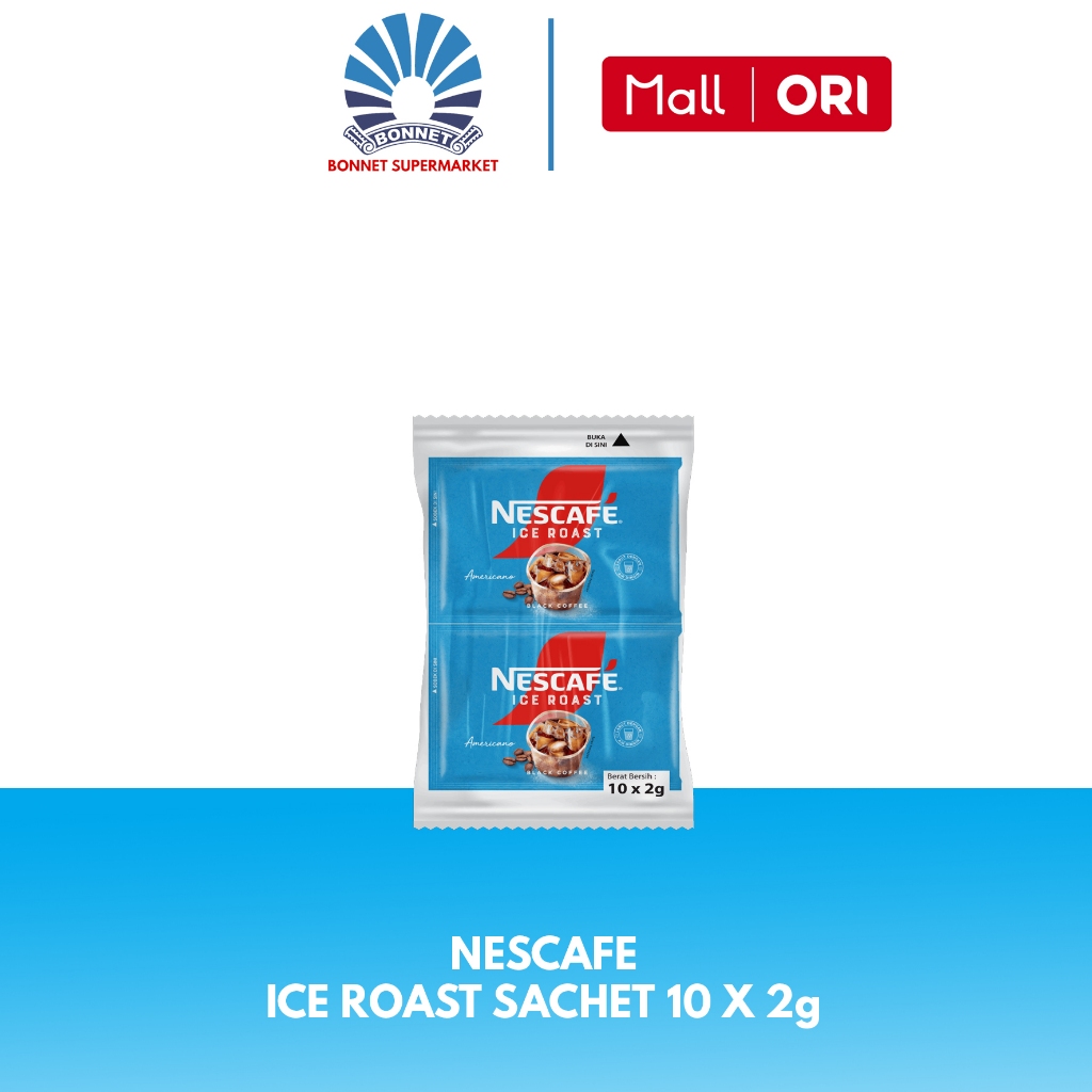 

Nescafe Ice Roast Kopi Instan Americano Bag 10 Sachet x 2 Gram / Nescafe Ice Roast