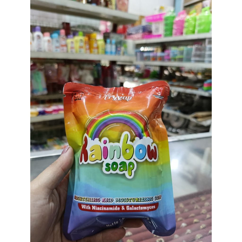 Sabun rainbow nasa / orysoap Rainbow soap / sabun pemutih seluruh tubuh / whitening and moisturizing